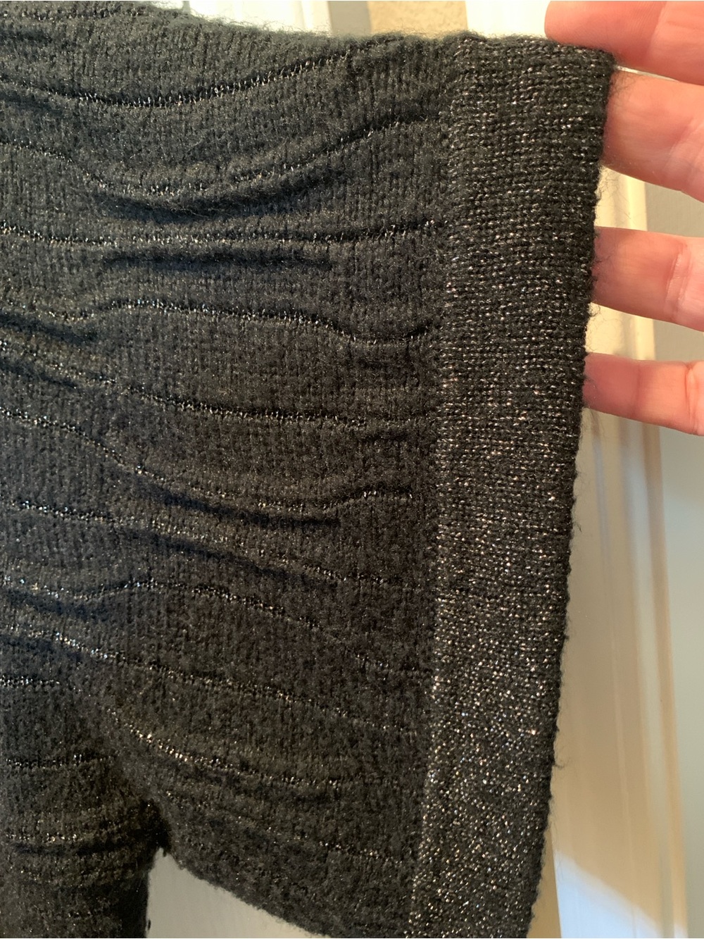 STYLE & CO Women’s Black Short Sleeve Boatneck Textured Knit Sweater 2X - Picture 5 of 13